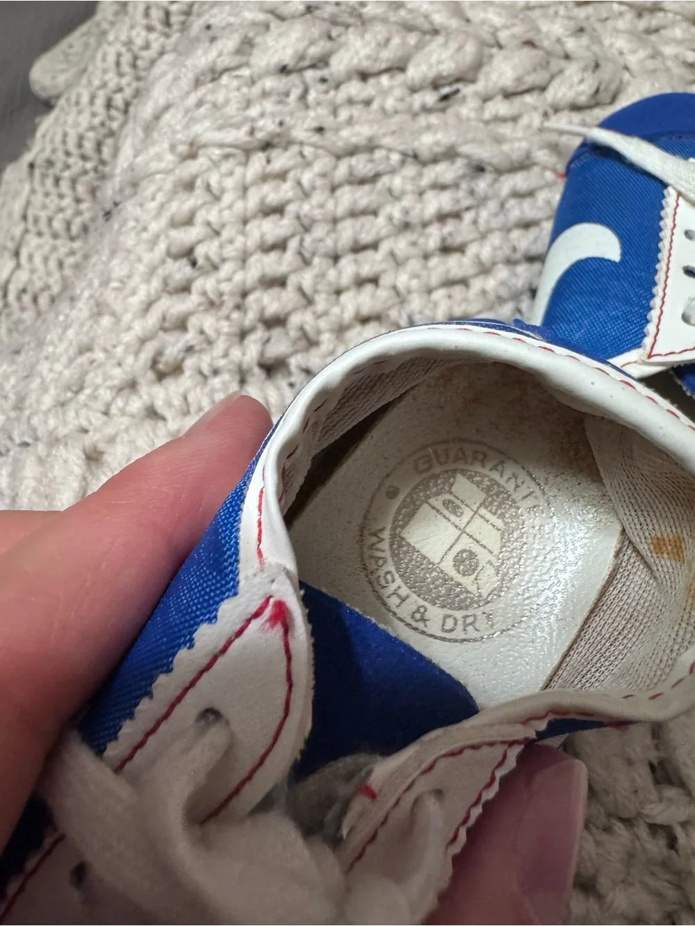 VINTAGE 1972 Nike Cotrez Crib Shoes
